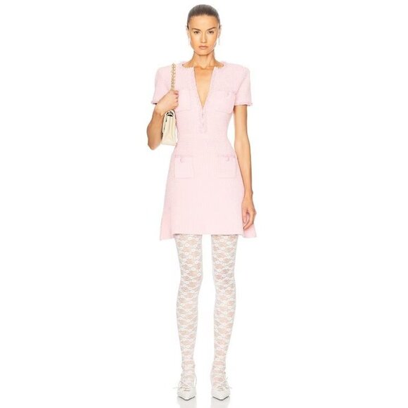 Self-Portrait Accessories - self-portrait x Christopher Kane Lace Tights in White Small New Nylons Pantyhose